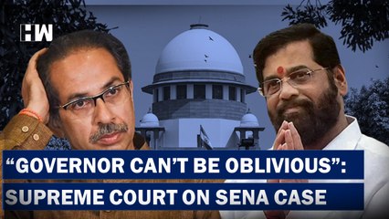 Headlines: "Governor Can't Be Oblivious...": Supreme Court's Big Remark In Sena Case | Eknath Shinde
