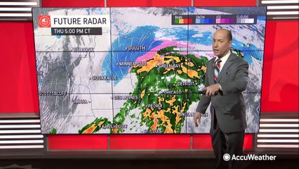 Central US expected to be hit by a 2-sided storm late this week