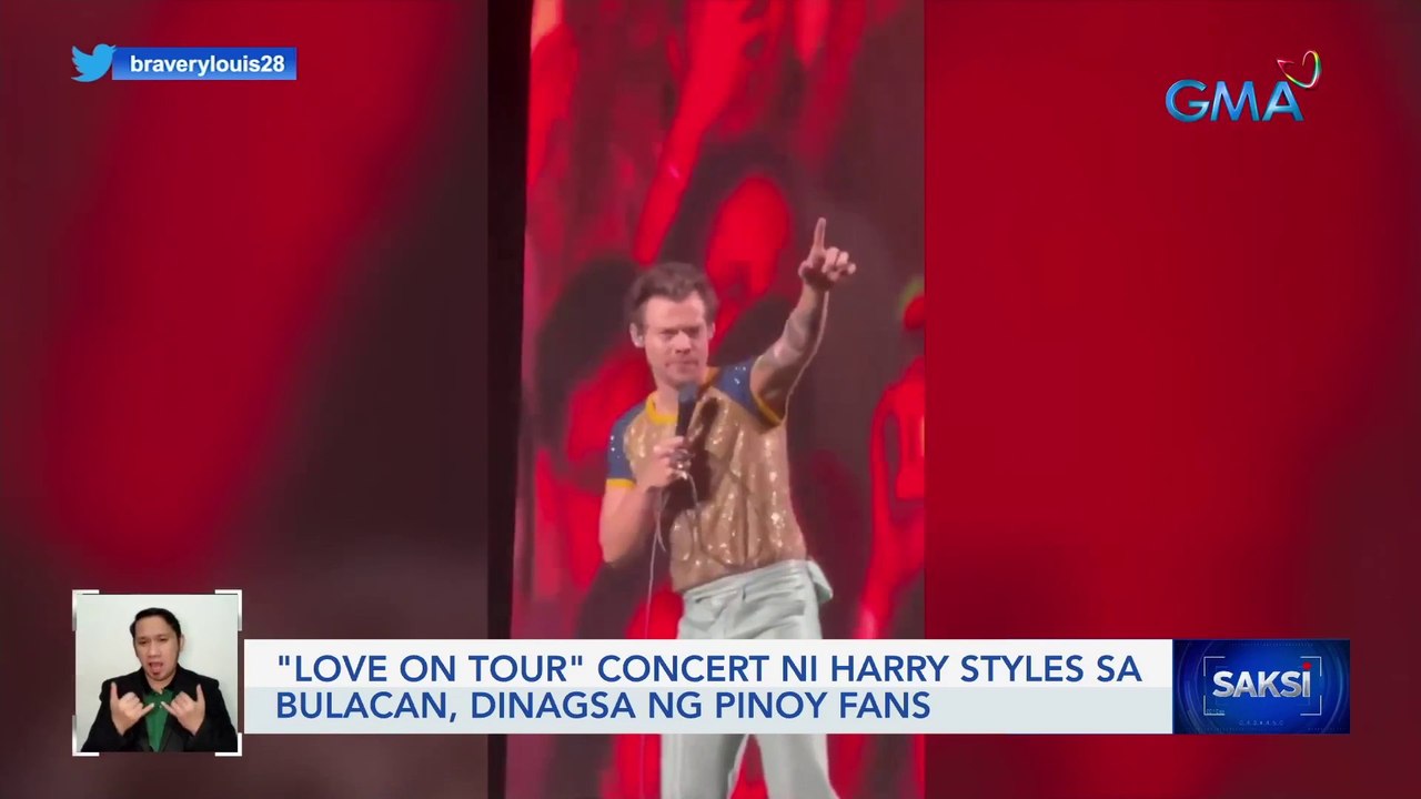 "Love on Tour" concert ni Harry Styles sa Bulacan, dinagsa ng Pinoy fans | Saksi