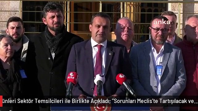 CHP Sinop Milletvekili Karadeniz, TBMM'de Balıkçılık ve Su Ürünleri Sektör Temsilcileri ile Birlikte Açıkladı: Sorunları Meclis'te Tartışılacak ve...