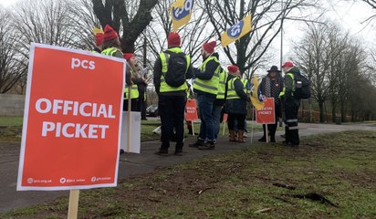 Thousands of public sector workers on strike