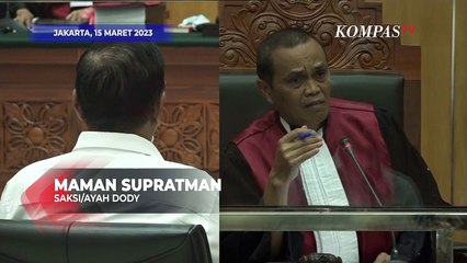 Nangis di Persidangan, Ayah Dody Ungkap Diminta Keluarga Tak Lihat Berita