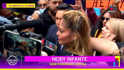 Heidy Infante ratifica denuncia contra su agresor, Yian 'N'