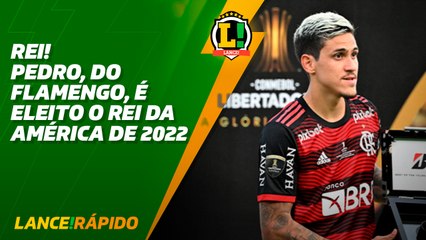 Pedro, do Flamengo, é eleito o Rei da América 2022 - LANCE! Rápido