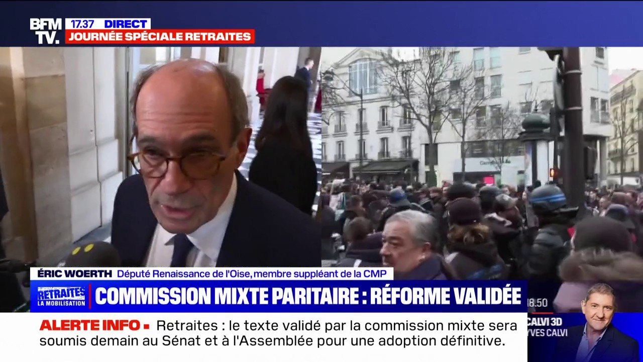 Réforme des retraites: Eric Woerth affirme "être assez confiant pour le vote" à l'Assemblée