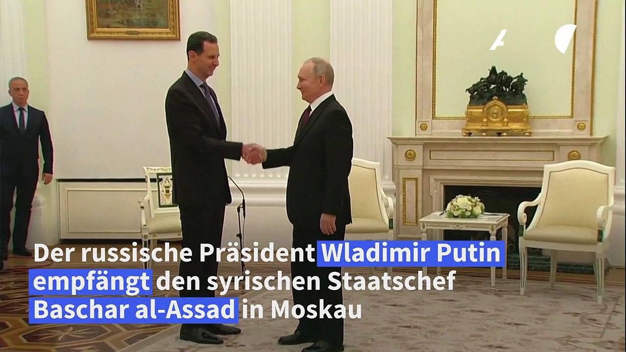 Putin empfängt Assad in Moskau