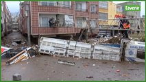 Turquie: images des rues inondées à Sanliurfa et des équipes de secours sur place