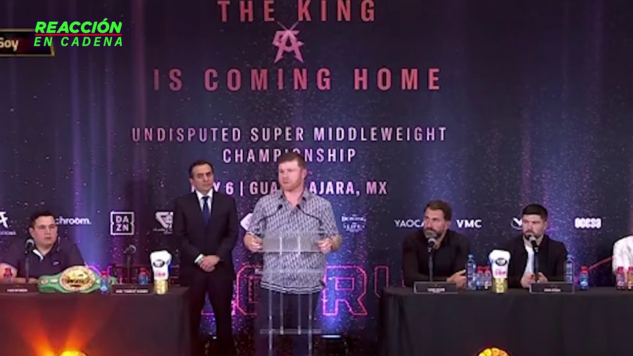 Canelo Álvarez está emocionado de pelear en Guadalajara