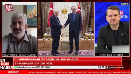 İhsan Aktaş: Bir önceki seçimin tekrarı olacak gibi bir öngörümüz var