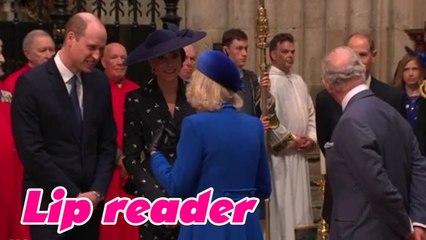 Lip reader reveals conversation between Prince William, Queen Camilla and King Charles