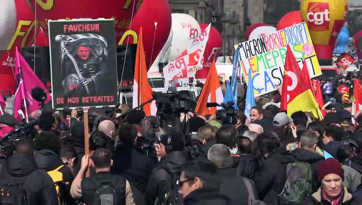 Frankreich: Neue Proteste kurz vor Votum über Rentenreform