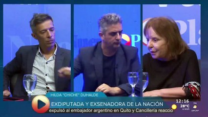 Hilda "Chiche" Duhalde en "Allica y Prieta a las 12"