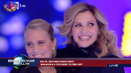 Belve, Heather Parisi nervi  Maradona e Cuccarini."Ultimo chi?"