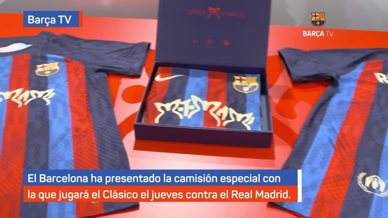 La CAMISETA del FC BARCELONA de ROSALÍA y su 'MOTOMAMI' para EL CLÁSICO ante el REAL MADRID | AS