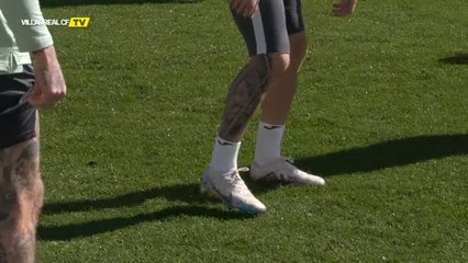 Última sesión del Villareal antes de recibir al Anderlecht