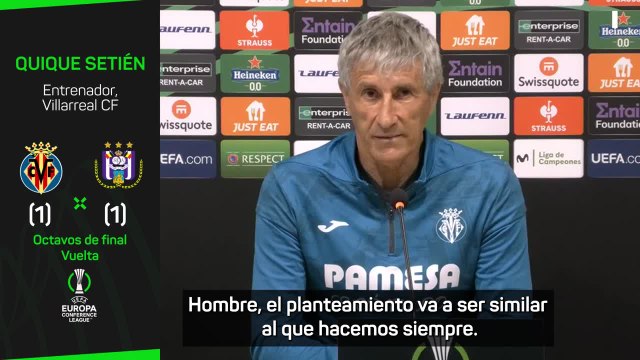 CONFERENCE LEAGUE | VILLARREAL - ANDERLECHT | Rueda de prensa PREVIA de QUIQUE SETIÉN | AS