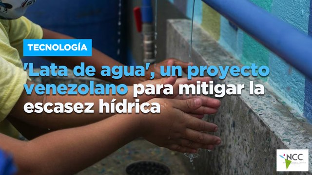 'Lata de agua', un proyecto venezolano para mitigar la escasez hídrica