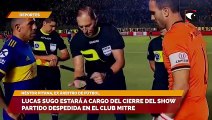 Lucas Sugo estará a cargo del cierre del show partido despedida de Néstor Pitana en el club Mitre