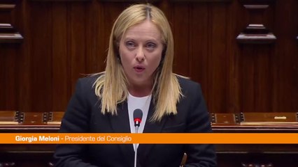Meloni "Non siamo pericolosi negazionisti climatici"