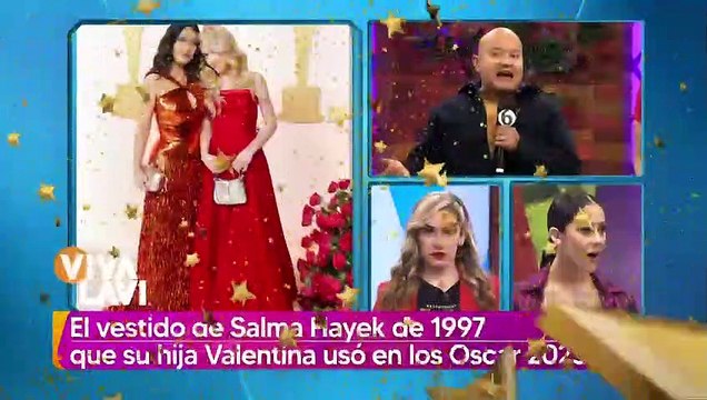 Hija de Salma Hayek posó en alfombra roja con vestido de 1997