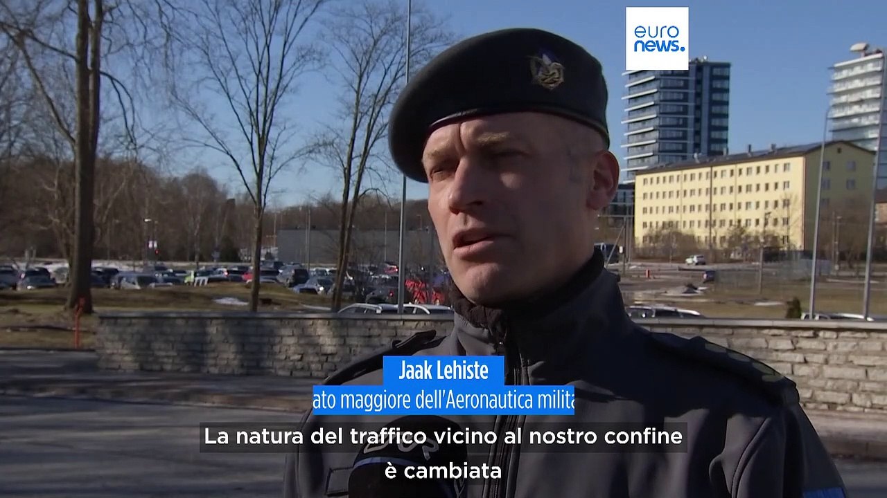 La Nato intercetta un aereo militare russo vicino al confine aereo estone