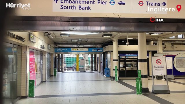 İngiltere'de demir yolu çalışanları greve gitti, istasyonlar boş kaldı