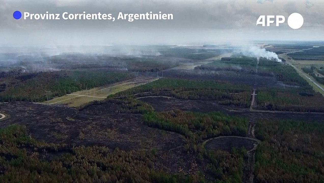 Waldbrände und Hitzewelle in Argentinien