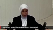AK Partili Çalık deprem felaketini anlatırken hüngür hüngür ağladı