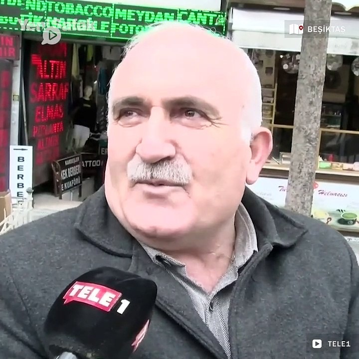 sokak röportajında mikrofon uzatılan Vanlı vatandaş