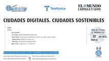 [Club de Prensa EL MUNDO CyL] Ciudades digitales. Ciudades sostenibles