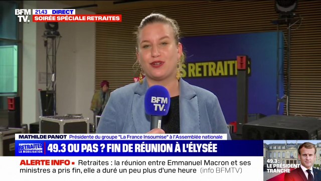 Mathilde Panot: La question qui sera posée à chacun des parlementaires, c'est de savoir s'ils ont été élus pour défendre l'intérêt général ou l'égo d'un seul homme contre tout un peuple