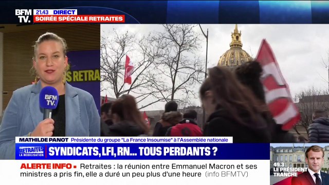 Mathilde Panot: Nous utiliserons tous les moyens que nous avons à disposition contre la réforme des retraites