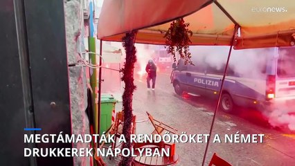 Összecsapások Nápolyban a BL-meccs előtt