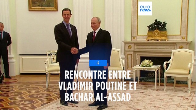 Vladimir Poutine et Bachar al Assad réaffirment leur soutien mutuel