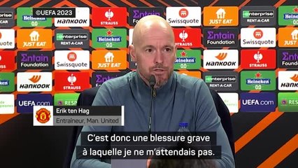 Man. United - Ten Hag : "Garnacho ? Une blessure grave à laquelle je ne m'attendais pas"