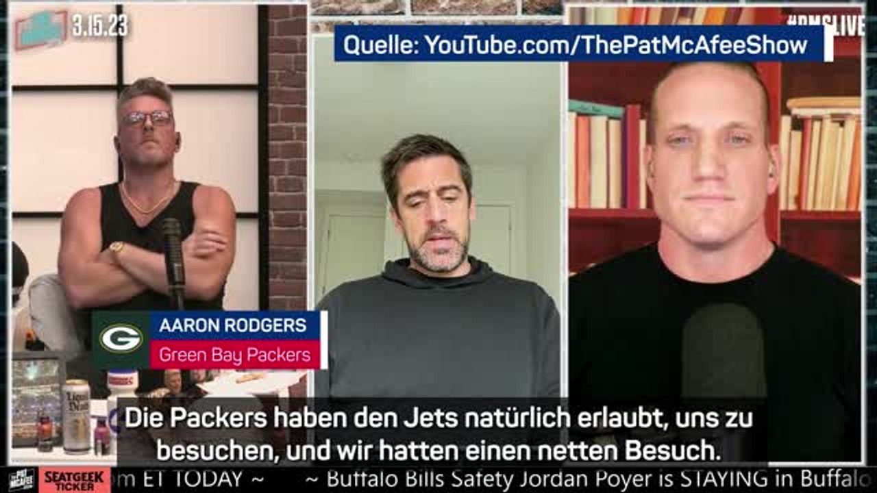 Zu den Jets? Hier verkündet Rodgers seinen Wunsch