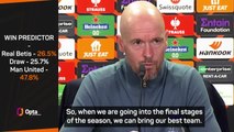 Ten Hag gunning for both Europa and Premier League