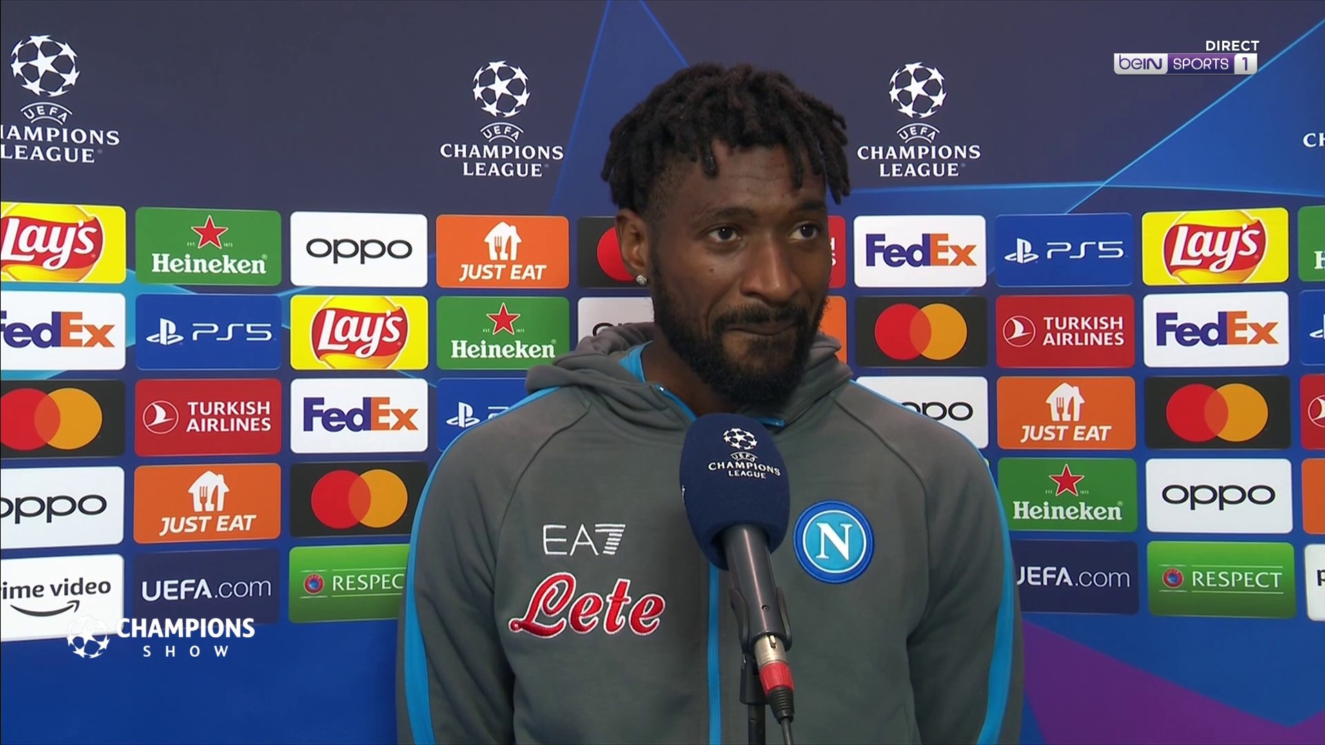 André-Franck Zambo Anguissa :"Nous sommes content de donner ça aux supporters"