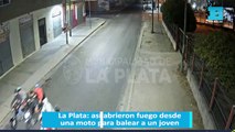 La Plata: así abrieron fuego desde una moto para balear a un joven