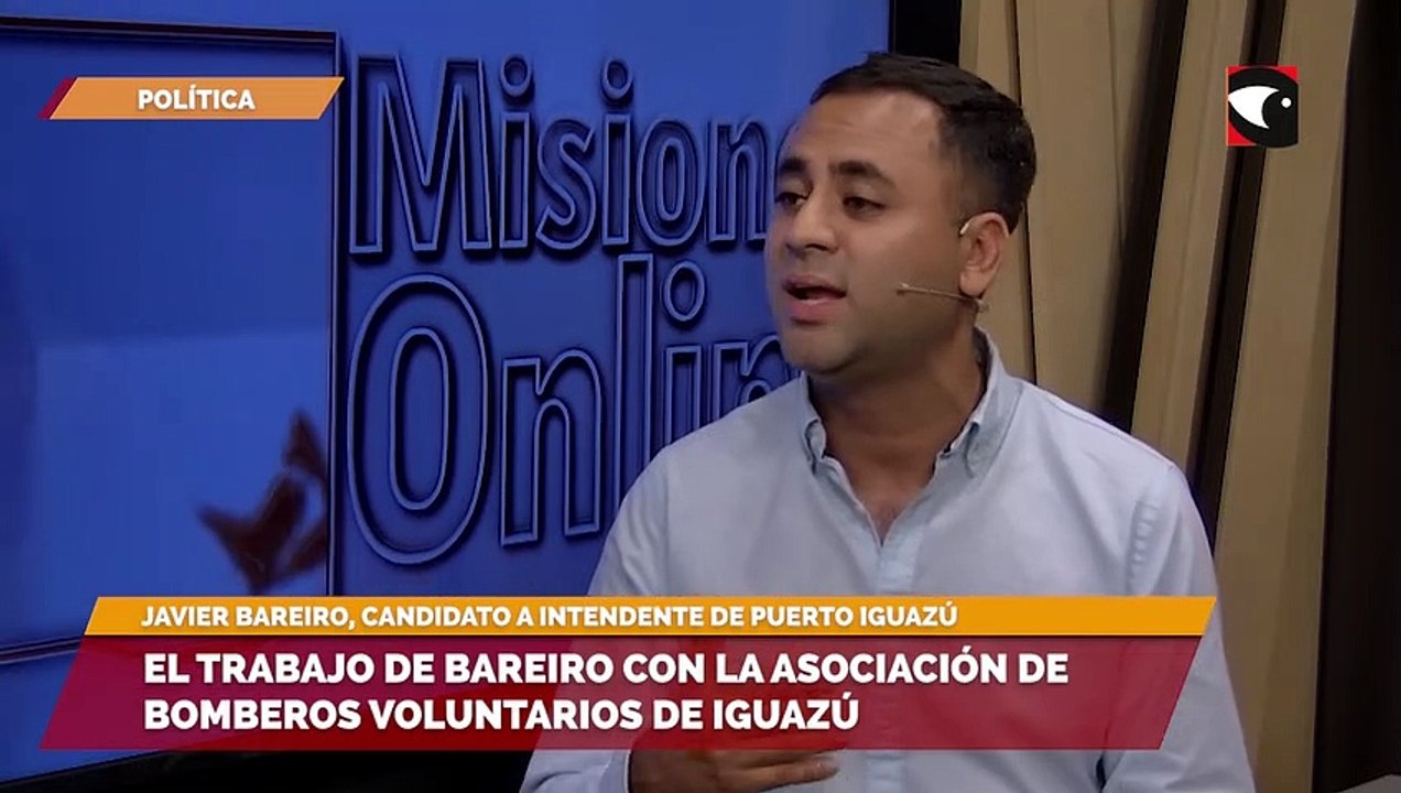 El trabajo de Bareiro con la Asociación de Bomberos Voluntarios de Iguazú