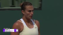 Indian Wells - Sabalenka expéditive face à Gauff