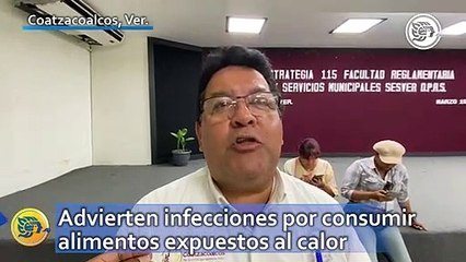 ¡Información que cura! advierten infecciones por consumir alimentos expuestos al calor