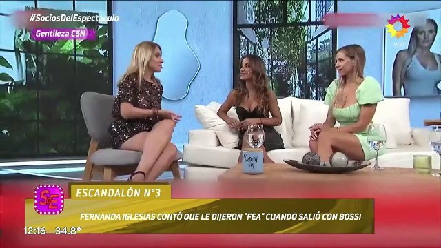 Fernanda Iglesias mandó al frente a Marcelo Tinelli.