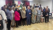 ‘I’m so glad you’re safe here’: King meets former Sudanese refugees who fled genocide