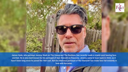 James Hyde leaves Y&R, Stark's future revealed CBS The Young and the Restless Sp