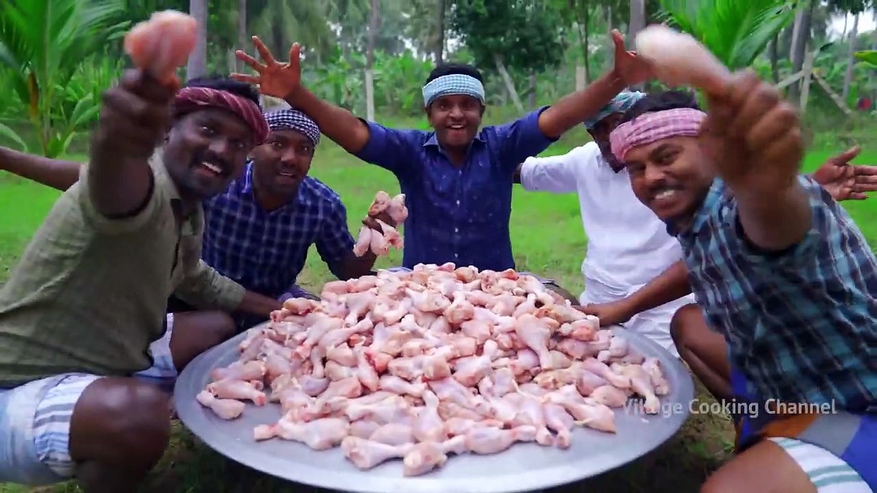 04.500 CHICKEN LEGS COOKING & EATING _ Crispy Fried Chicken legs _ Chicken Peri Peri _ Chicken Recipe