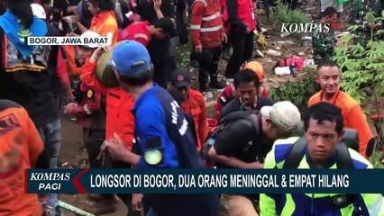 Dihentikan Sementara, Ini Kendala Pencarian 4 Korban Longsor di Kampung Sirnasari Bogor