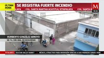 Humberto González, comenta sobre el incendio en un negocio sucedido en Iztapalapa