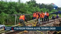 PT KAI Percepat Perbaikan Jalur Rel Terdampak Longsor di Bogor