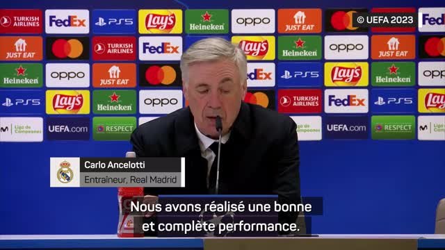 Real Madrid - Ancelotti se réjouit de voir trois clubs italiens en quarts de finale